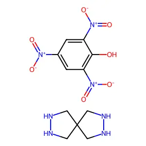 2,3,7,8-Tetrazaspiro[4.4]nonane;2,4,6-trinitrophenol structure