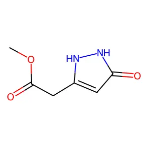 methyl 2-(3-hydroxy-1H-pyrazol-5-yl)acetate structure