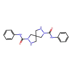 N(2),N(7)-Diphenyl-2,3,7,8-tetraazaspiro(4.4)nonane-2,7-dicarboxamide structure