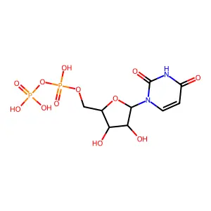 尿苷二磷酸 structure