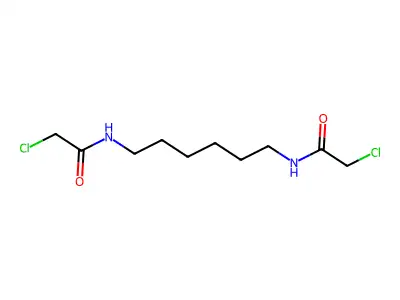 Acetamide, N,N'-1,6-hexanediylbis[2-chloro- structure