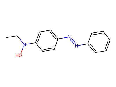 N-Hydroxy-N-ethyl-4-aminoazobenzene structure