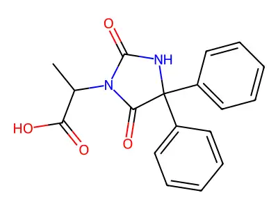2-(2-Hydroxy-5-oxo-4,4-diphenyl-4,5-dihydro-1H-imidazol-1-yl)propanoic acid structure