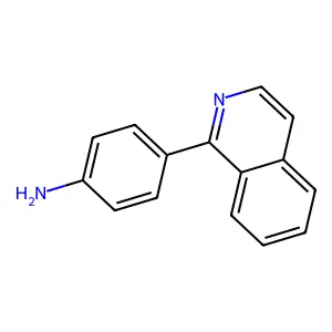 1-(4-Aminophenyl)isoquinoline structure