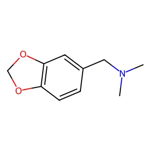 1-(Benzo(d)(1,3)dioxol-5-yl)-N,N-dimethylmethanamine structure