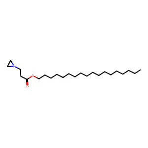 Octadecyl 3-(aziridin-1-yl)propanoate structure