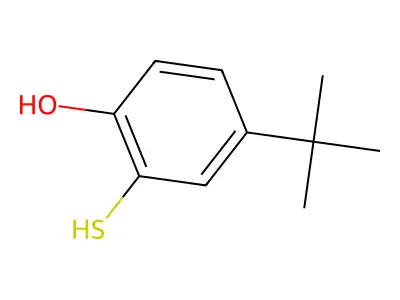 4-Tert-butyl-2-sulfanylphenol structure