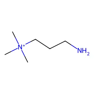 3-Amino-N,N,N-trimethyl-1-propanaminium structure