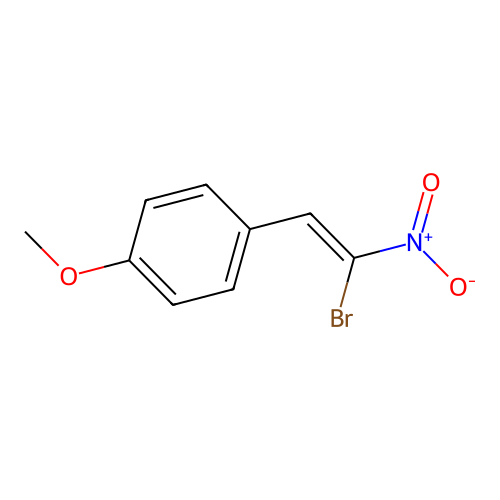 1-[(Z)-2-bromo-2-nitroethenyl]-4-methoxybenzene structure