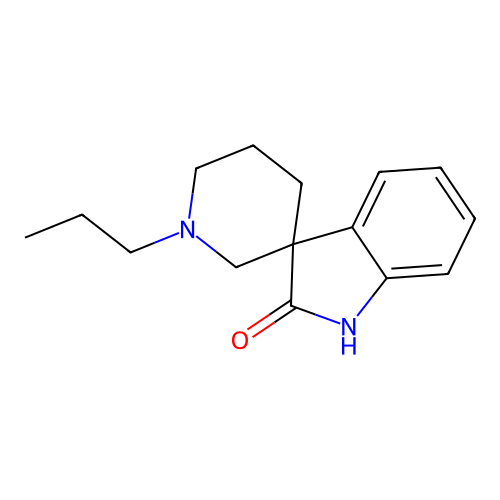 1'-propylspiro[1H-indole-3,3'-piperidine]-2-one structure