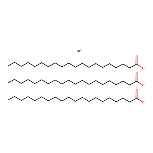 Aluminium icosanoate (1:3) structure