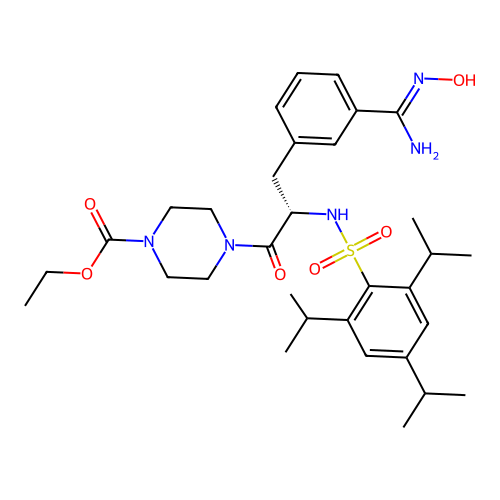 Upamostat structure