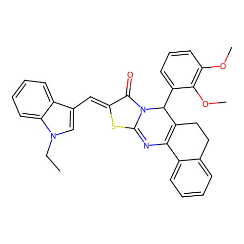C33H29N3O3S structure