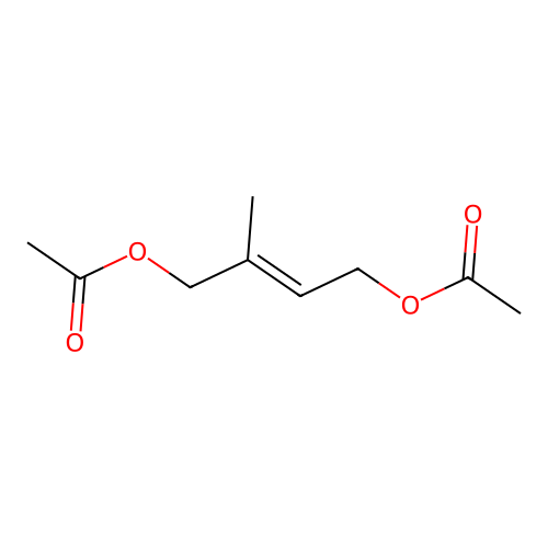 2-Methyl-2-butene-1,4-diyl diacetate structure
