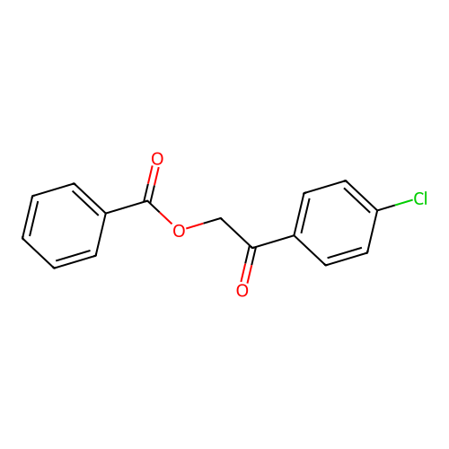 2-(4-Chlorophenyl)-2-oxoethyl benzoate structure