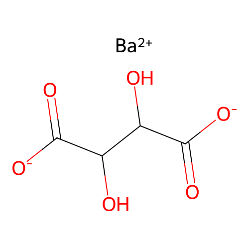 Barium tartrate structure