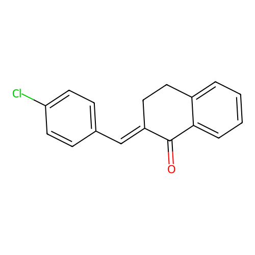C17H13ClO structure