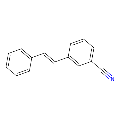 3-(2-Phenylethenyl)benzonitrile structure