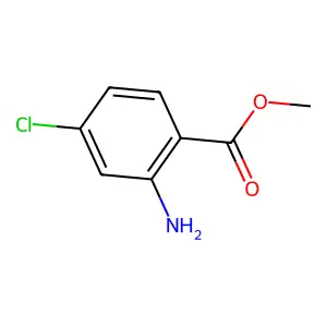 Methyl 4-chloroanthranilate structure