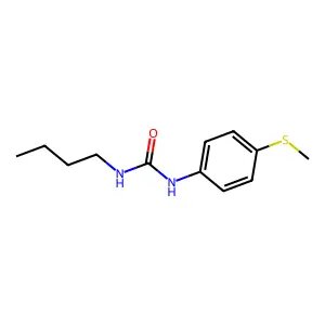 1-Butyl-3-(4-methylsulfanylphenyl)urea structure