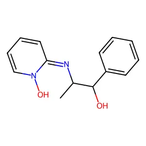 (2E)-2-[(1-Hydroxy-1-phenylpropan-2-yl)imino]pyridin-1(2H)-ol structure