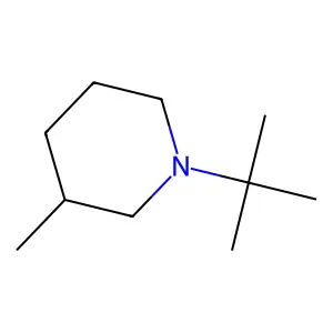 1-(tert-Butyl)-3-methyl-piperidine structure