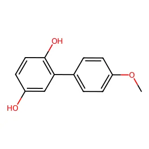 4'-Methoxy(1,1'-biphenyl)-2,5-diol structure