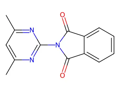 2-(4,6-Dimethylpyrimidin-2-yl)isoindole-1,3-dione structure