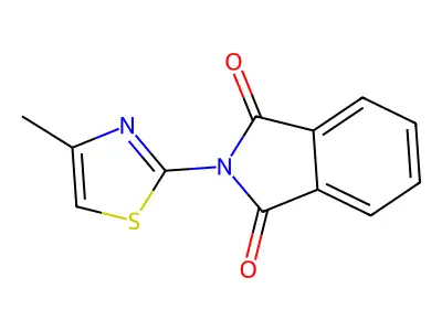 2-(4-Methyl-1,3-thiazol-2-yl)-1H-isoindole-1,3(2H)-dione structure