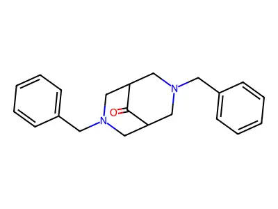 3,7-Dibenzyl-3,7-diazabicyclo[3.3.1]nonan-9-one structure
