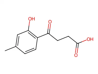 4-(2-Hydroxy-4-methylphenyl)-4-oxobutanoic acid structure