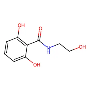 2,6-二羟基-N-(2-羟乙基)苯甲酰胺 structure