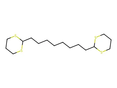 2-[8-(1,3-Dithian-2-yl)octyl]-1,3-dithiane structure