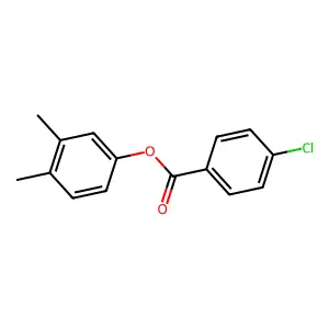 3,4-Dimethylphenyl 4-chlorobenzoate structure