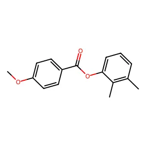 2,3-Dimethylphenyl 4-methoxybenzoate structure