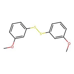 Bis-(3-methoxyphenyl)disulfide structure