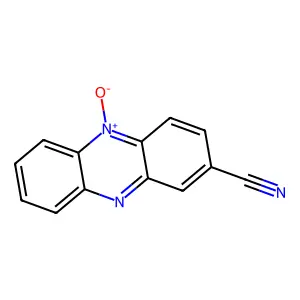 2-Phenazinecarbonitrile-10-oxide structure