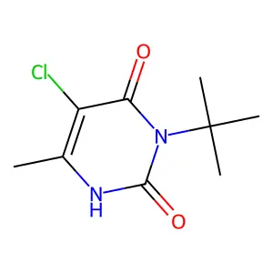 Terbacil structure