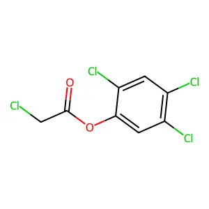氯乙酸-2,4,5-三氯苯酯 structure
