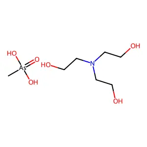 Triethanolamine methanearsonate structure
