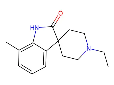 Spiro(indoline-3,4'-piperidin)-2-one, 1'-ethyl-7-methyl- structure