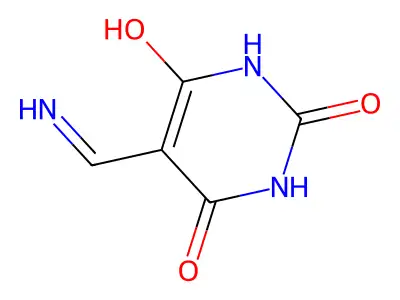 5-(aminomethylidene)pyrimidine-2,4,6(1H,3H,5H)-trione structure