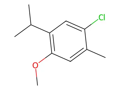 4-Chloro-2-isopropyl-5-methylanisole structure