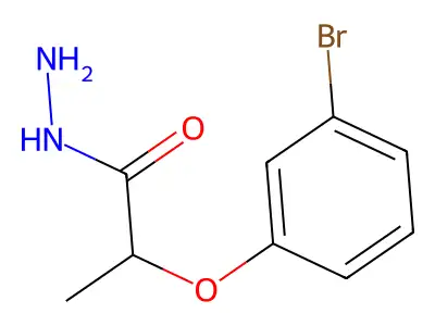 2-(3-Bromophenoxy)propanehydrazide structure