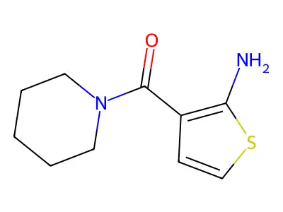 3-(Piperidin-1-ylcarbonyl)thien-2-ylamine structure