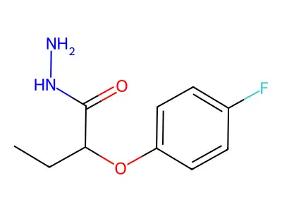 2-(4-Fluorophenoxy)butanehydrazide structure