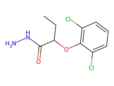 2-(2,6-Dichlorophenoxy)butanehydrazide structure