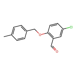 5-Chloro-2-((4-methylphenyl)methoxy)benzaldehyde structure
