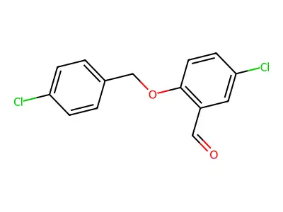 5-Chloro-2-[(4-chlorobenzyl)oxy]benzaldehyde structure