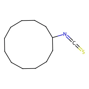 Cyclododecyl isothiocyanate structure